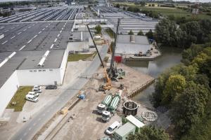 Wind turbine foundations Kruisem